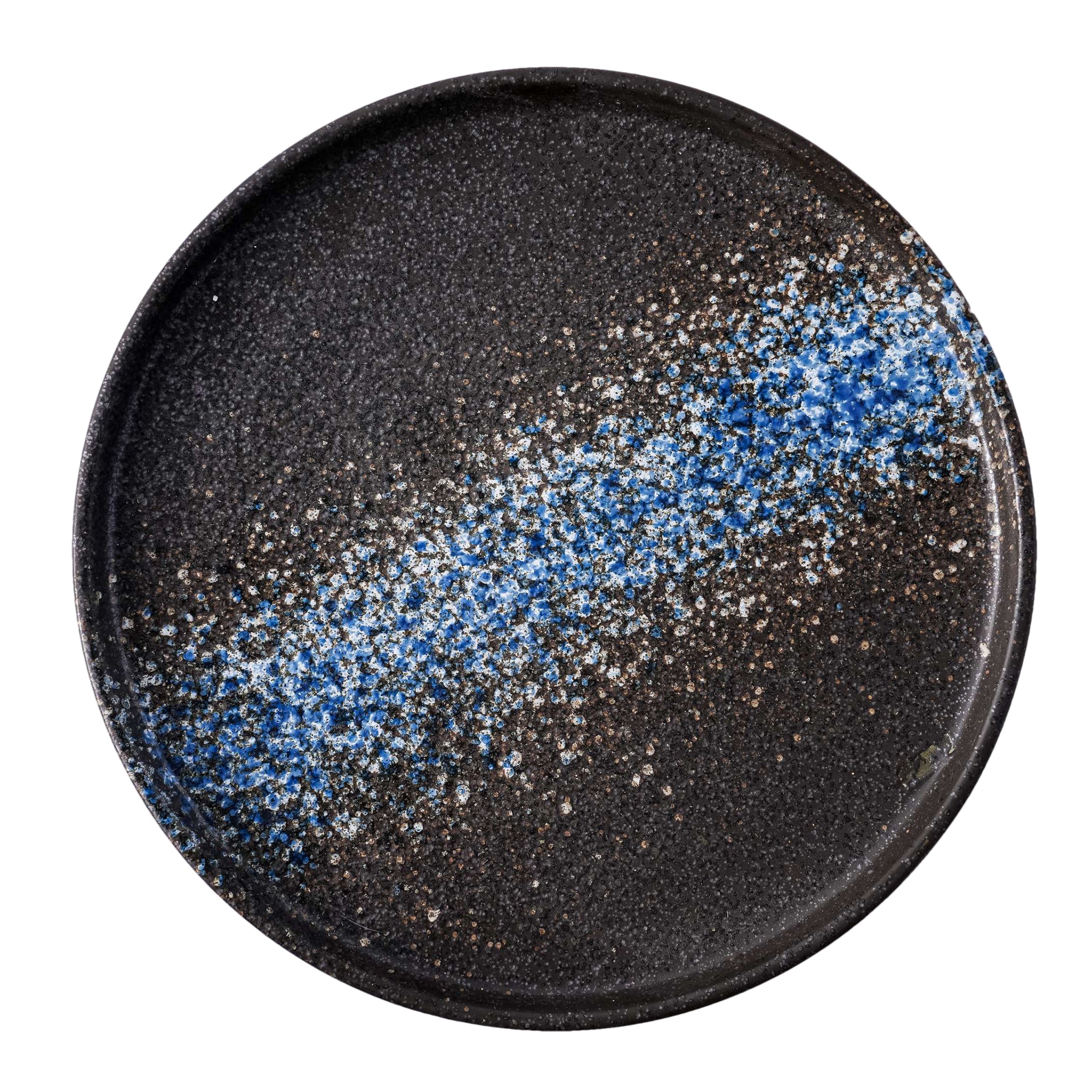 51058-7.8Inches Round Ceramic Flat Dinner Plate, High Edge Dish Set-24/Case