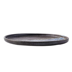 51058-7.8Inches Round Ceramic Flat Dinner Plate, High Edge Dish Set-24/Case