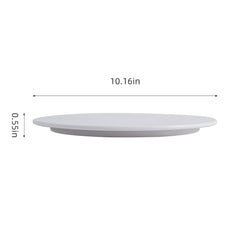 51033-Melamine White round plate-36/Case