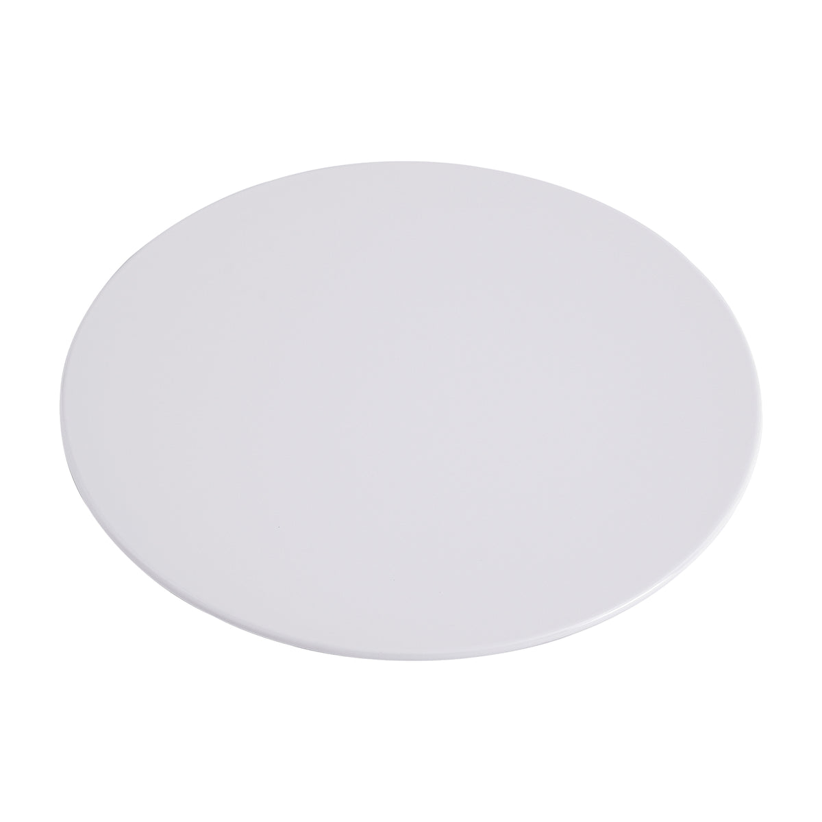 51034-Melamine White round plate-24/Case