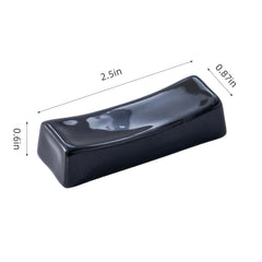 51102-2.5"Ceramic Chopstick Rest-BLACK-432/Case