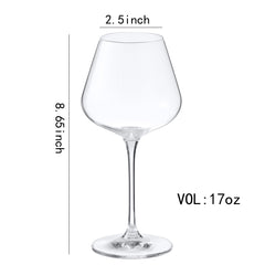 51156 -  Red Wine Glasses Burgundy Wine Glass 17 Ounce, 48/case