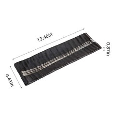 51053-Matte Black Ceramic Food Serving Platters (13 1/2 x 4 Inch Rectangle Plates)with Creative Elegant Design,16/Case