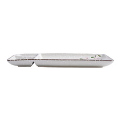 51188 - Pink Sakura 9.35" Porcelain Divided Plates with Sauce Compartments, 24/Case